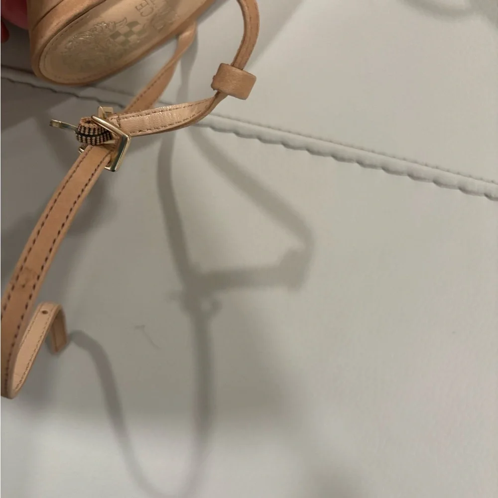 Women's Vince Camuto Kantiel High Heel Ankle Strap Sandal Pump Amendoa Nude - Picture 9 of 12